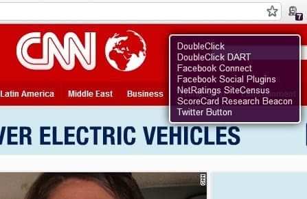 Tool: Show website tracking and cookie information