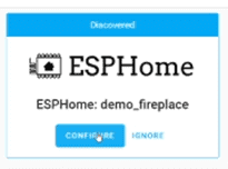 Provide the OTA password that you set during step 3 when you created the node in ESPHome.