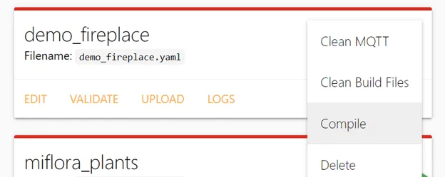 ESP home will now compile your firmware. After the compilation is finalized you can download the firmware. Download and…