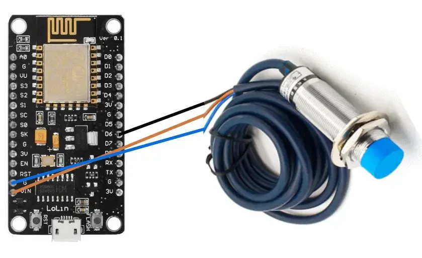 4. Place the proximity sensor on your water meter