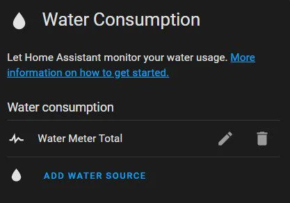 Give Home Assistant a few hours and your water consumption will show in the energy dashboard!